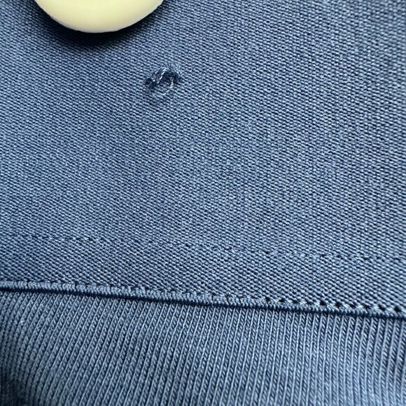 NWOT - Adidas Dark Blue Mesh leggings, Size L - Picture 6 of 8